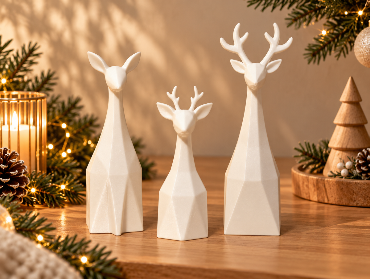 Trio de cerfs décoratifs La Tribu