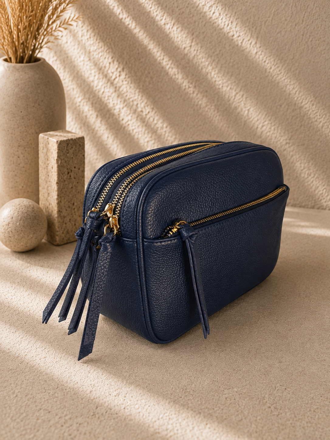 Sac Bandoulière Style Cuir Grainé