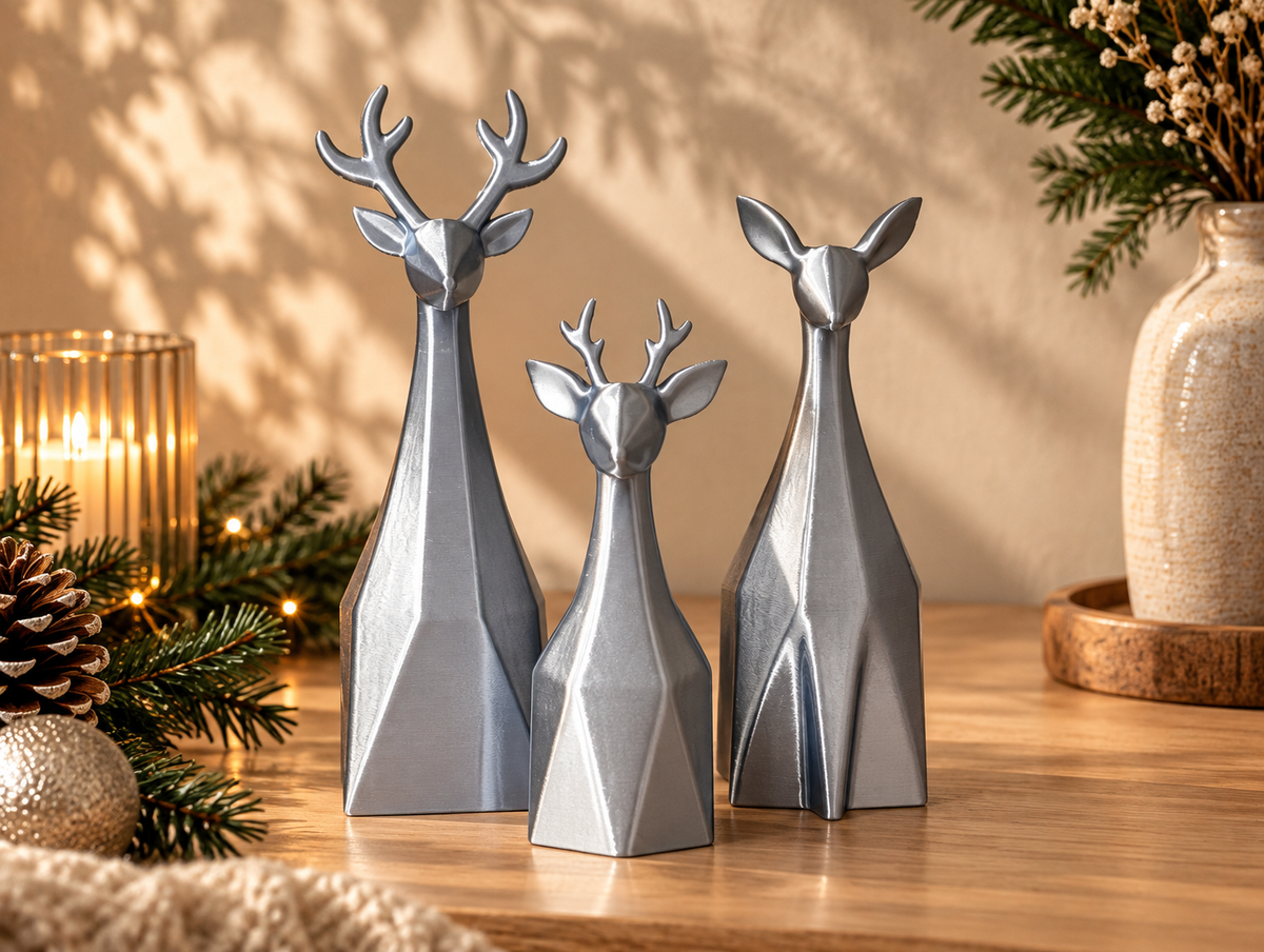 Trio de cerfs décoratifs La Tribu