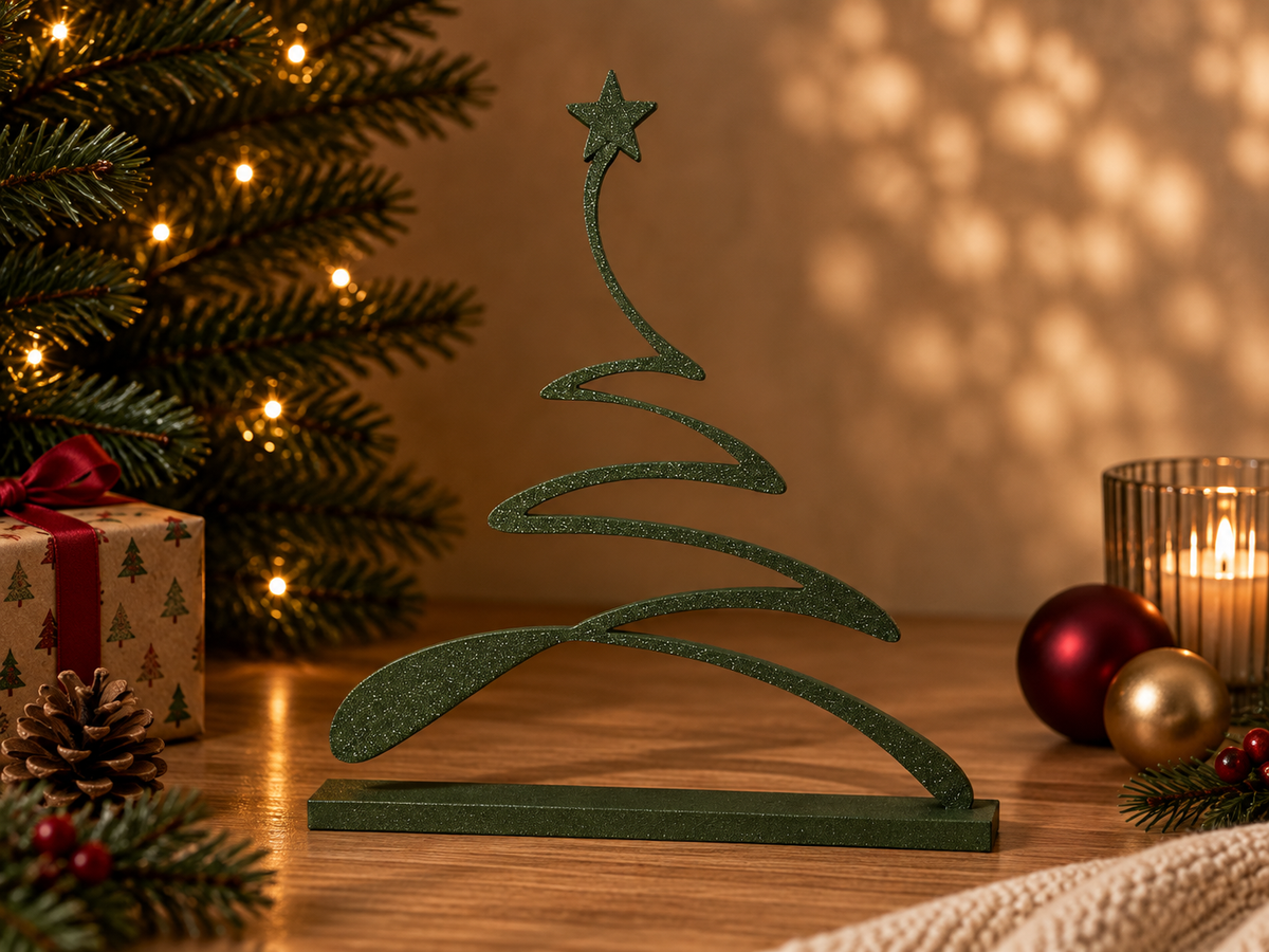 Sapin linéaire décoratif de Noël